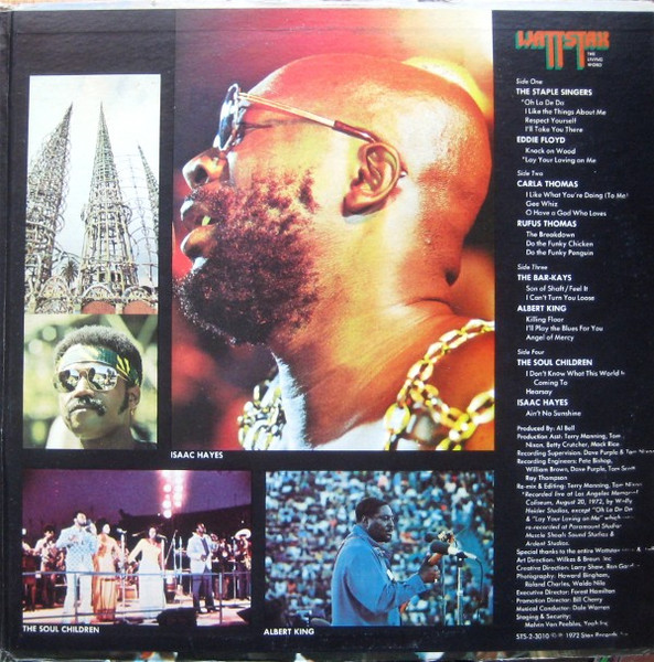 Various - Wattstax: The Living Word (2xLP, Album, Mon)