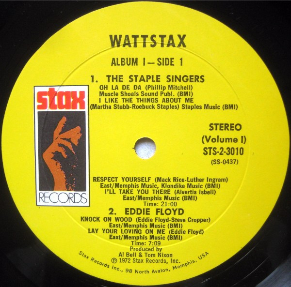 Various - Wattstax: The Living Word (2xLP, Album, Mon)