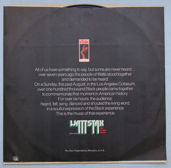 Various - Wattstax: The Living Word (2xLP, Album, Mon)