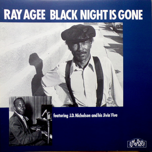 Ray Agee - Black Night Is Gone (LP, Comp, Mono)