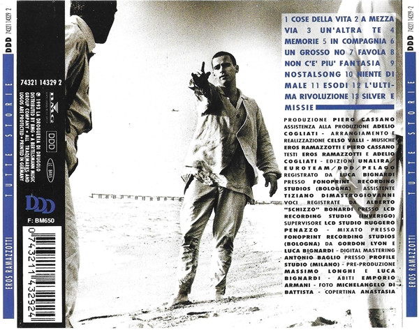 Eros Ramazzotti - Tutte Storie (CD, Album)