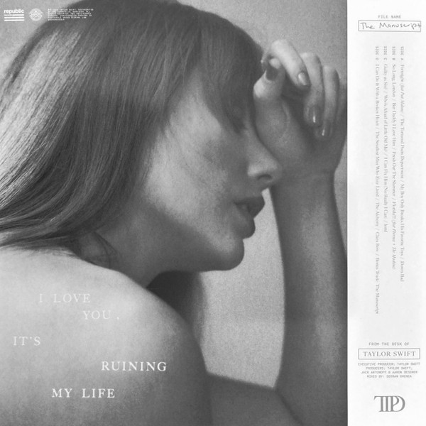 Taylor Swift - The Tortured Poets Department (2xLP, Album, Whi)