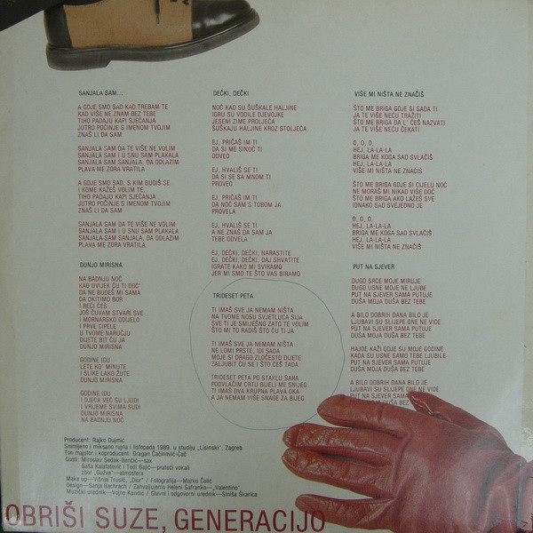 Novi Fosili - Obriši Suze, Generacijo (LP, Album)