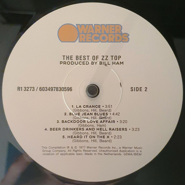 ZZ Top - The Best Of ZZ Top (LP, Comp, RE)