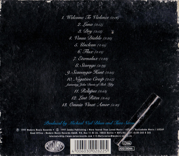 Tura Satana - Relief Through Release (CD, Album, Enh, Sli)