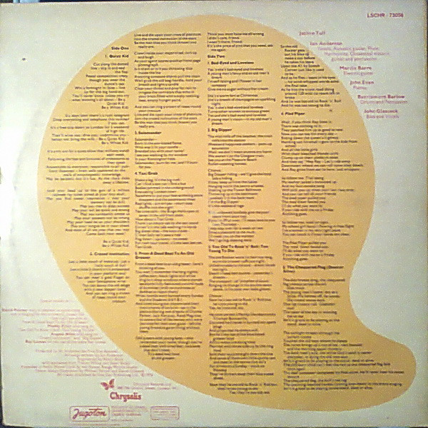 Jethro Tull - Too Old To Rock 'N' Roll: Too Young To Die! (LP, Album, Gat)