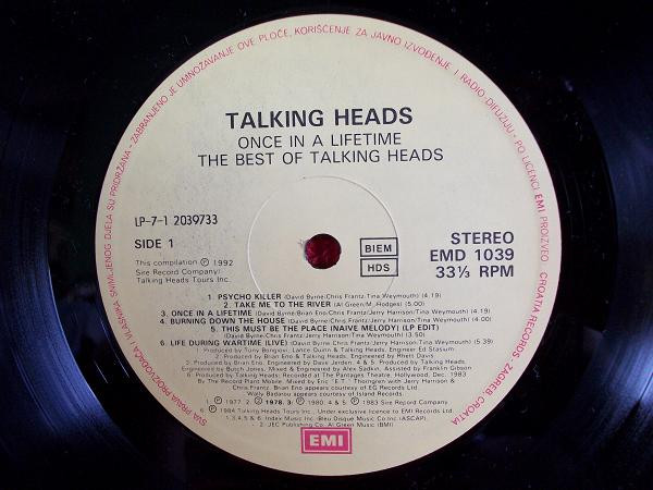 Talking Heads - Once In A Lifetime - The Best Of (LP, Comp)