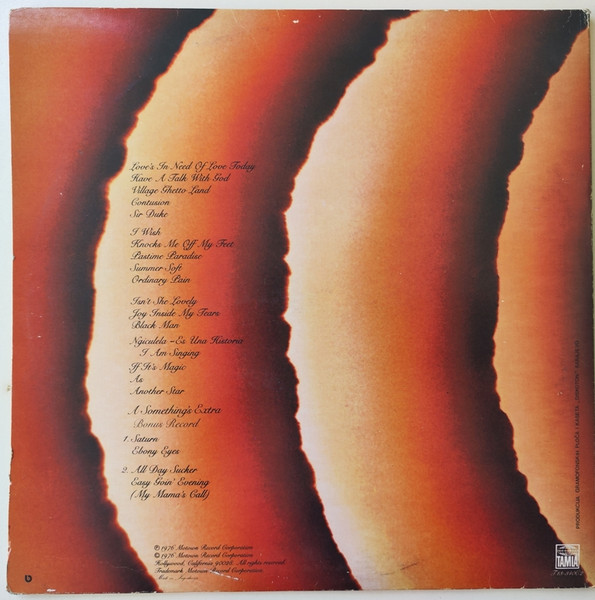 Stevie Wonder - Songs In The Key Of Life (2xLP, Album + 7