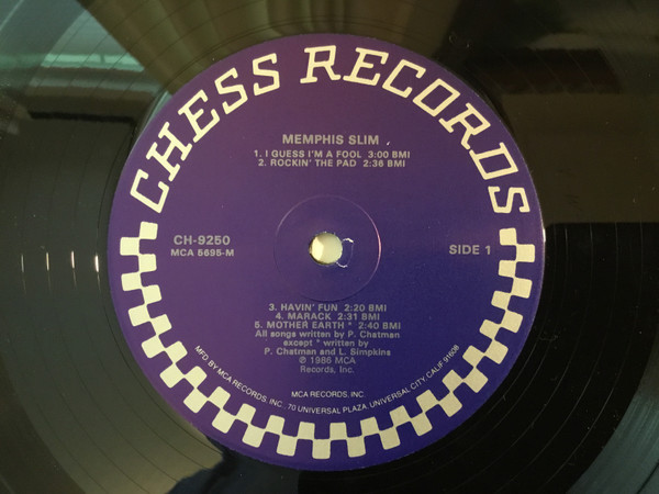 Memphis Slim - Memphis Slim (LP, Album, RE, Glo)