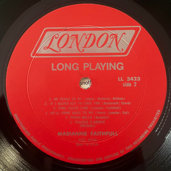 Marianne Faithfull - Marianne Faithfull (LP, Mono)