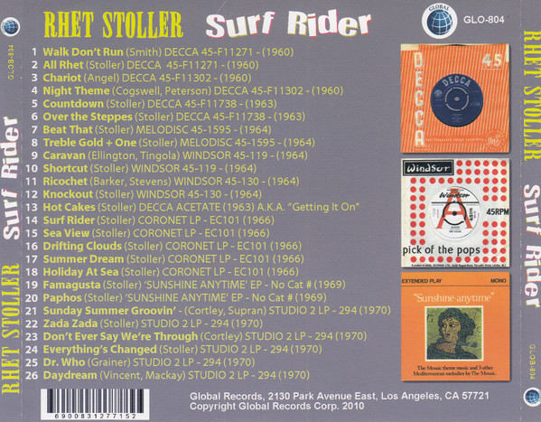 Rhet Stoller - Surf Rider (CD, Comp)