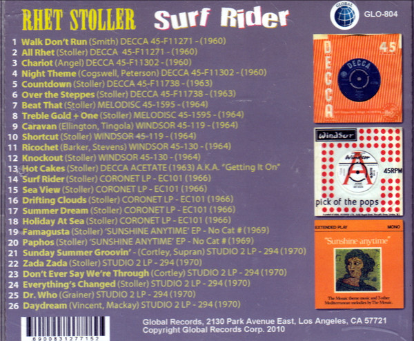 Rhet Stoller - Surf Rider (CD, Comp)