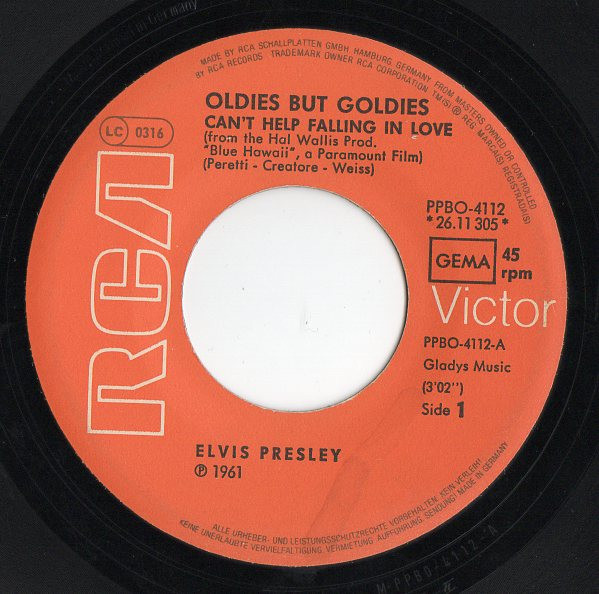 Elvis Presley - Can't Help Falling In Love (7