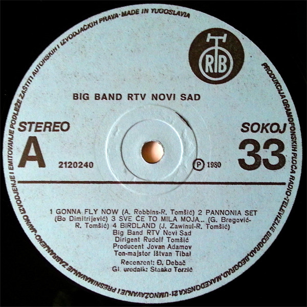 RTV Novi Sad Big Band* - RTV Novi Sad Big Band (LP, Album)