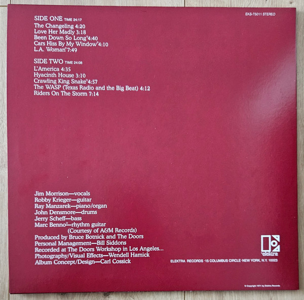 The Doors - L.A. Woman (LP, Album, RE, RP)