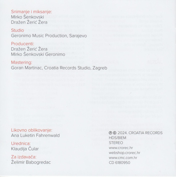 Crvena Jabuka - MiriÅ¡u Jabuke (CD, Album)