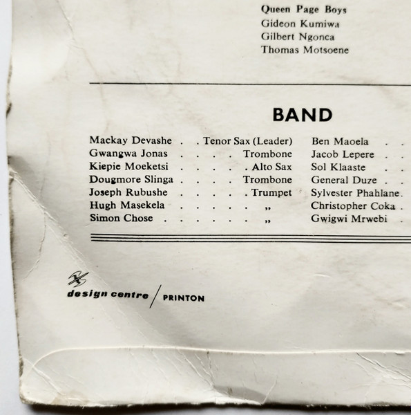 The King Kong Cast - King Kong - All African Jazz Opera (LP, Album, Mono, Bur)