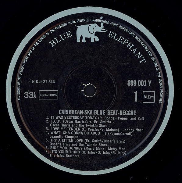 Various - Caribbean - Ska - Blue Beat - Reggae (LP, Comp)
