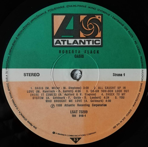 Roberta Flack - Oasis (LP, Album)