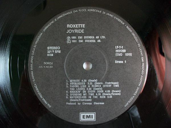 Roxette - Joyride (LP, Album)