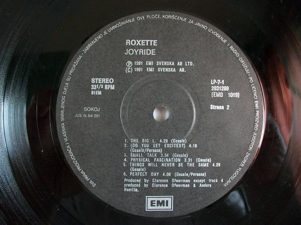Roxette - Joyride (LP, Album)