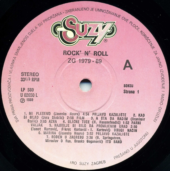 Various - Rock'n'roll ZG 1979-89 (LP, Comp)