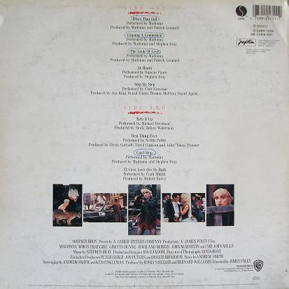 Madonna - Who's That Girl (Original Motion Picture Soundtrack) (LP, Album)