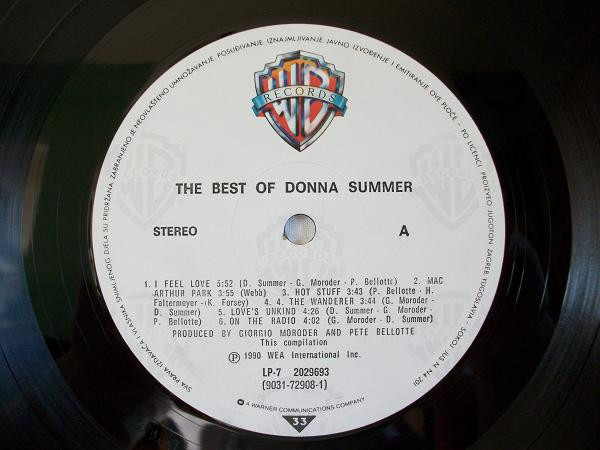Donna Summer - The Best Of Donna Summer (LP, Comp)