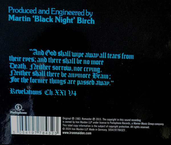 Iron Maiden - Piece Of Mind (LP, Album, RE, RM)