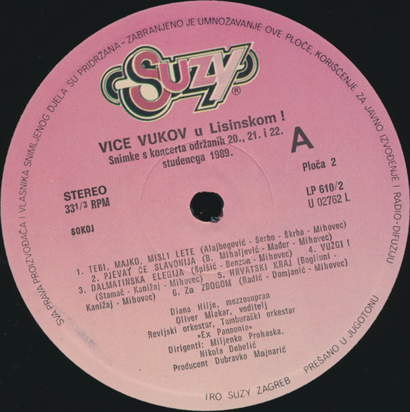 Vice Vukov - Vice Vukov U 