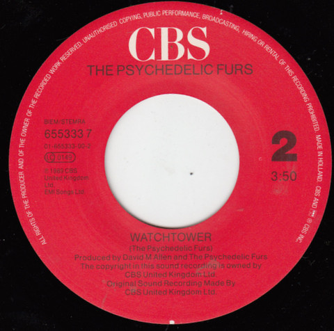 The Psychedelic Furs - House (7
