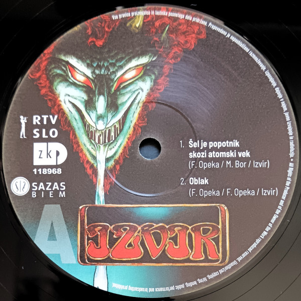 Izvir - Izvir (LP, Album, Ltd, Num, RE, RM)