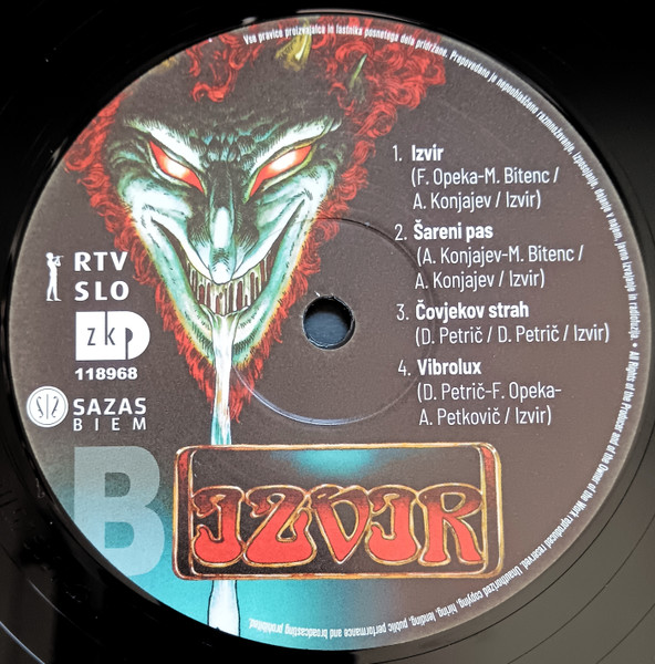Izvir - Izvir (LP, Album, Ltd, Num, RE, RM)