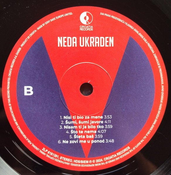 Neda Ukraden - 25 Greatest Hits - Neda Ukraden (2xLP, Comp, Gat)