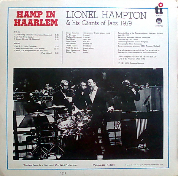 Lionel Hampton & His Giants Of Jazz - Hamp In Haarlem (LP, Album)
