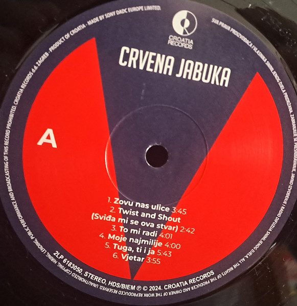 Crvena Jabuka - 25 Greatest Hits - Crvena Jabuka (2xLP, Comp)