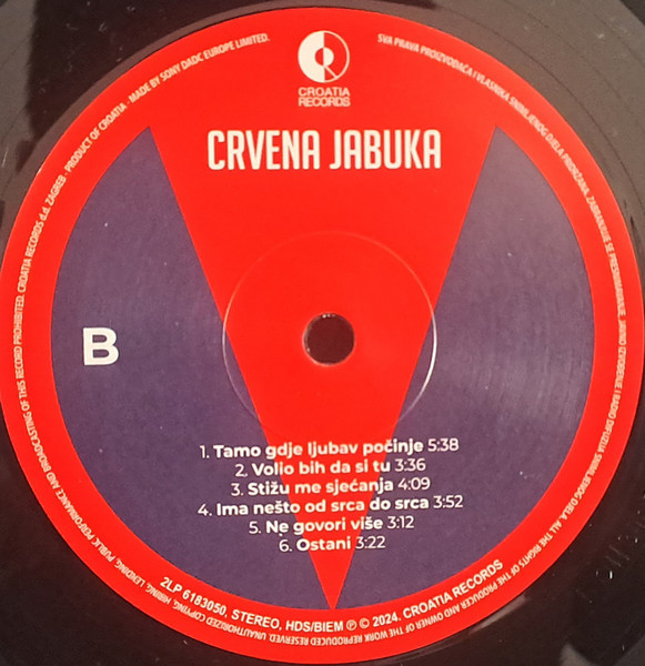 Crvena Jabuka - 25 Greatest Hits - Crvena Jabuka (2xLP, Comp)