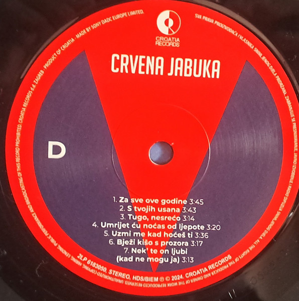 Crvena Jabuka - 25 Greatest Hits - Crvena Jabuka (2xLP, Comp)
