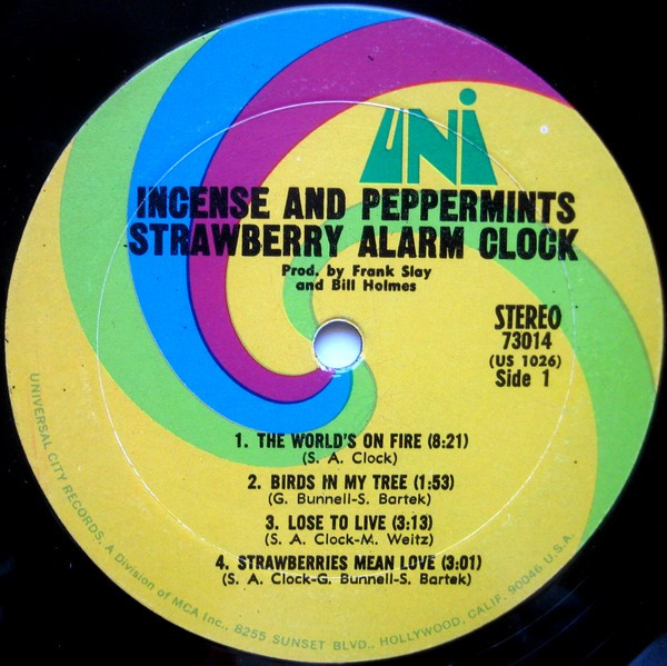 The Strawberry Alarm Clock* - Incense And Peppermints (LP, Album, Mon)