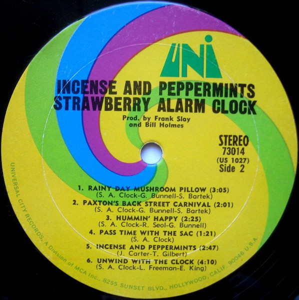 The Strawberry Alarm Clock* - Incense And Peppermints (LP, Album, Mon)