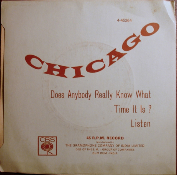 Chicago (2) - Does Anybody Really Know What Time It Is? / Listen (7