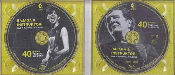 Bajaga I Instruktori - 40 Godina Pozitivne Geografije - Live @ Tvornica Kulture (CD, Album + Blu-ray, Album, Multichannel)