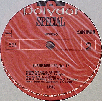 Taste (2) - Superstarshine Vol. 17 (LP, Comp, RE)