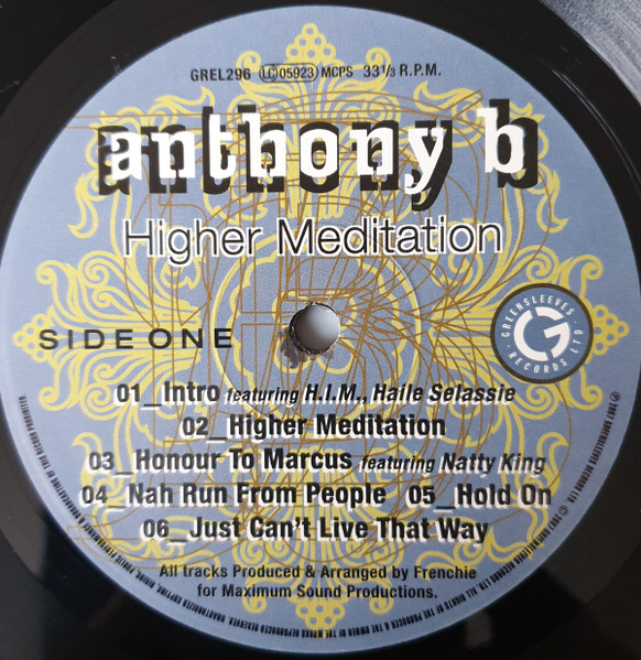 Anthony B - Higher Meditation (LP)