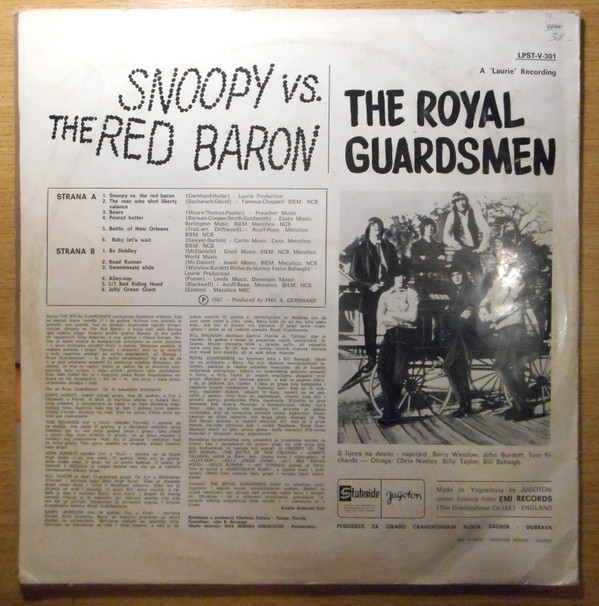 The Royal Guardsmen - Snoopy Vs. The Red Baron (LP, Album)