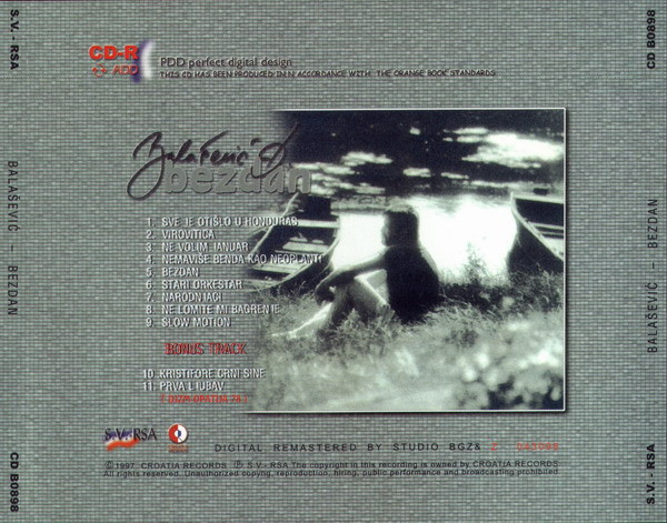 Balašević Đ.* - Bezdan (CDr, Album, RE)