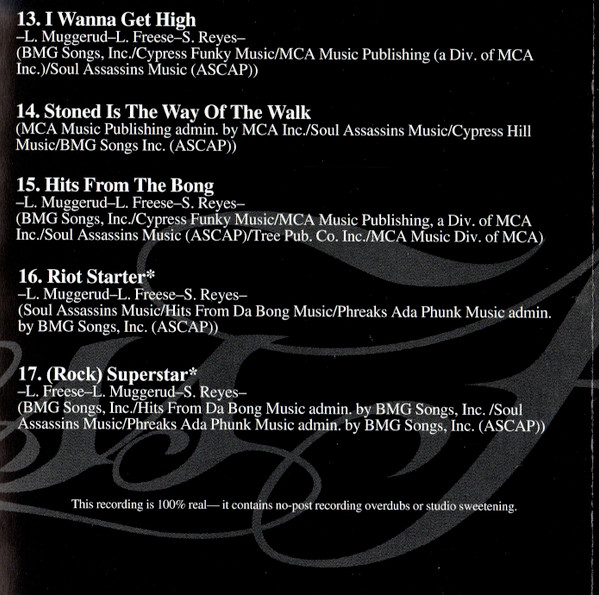 Cypress Hill - Live At The Fillmore (CD, Album)