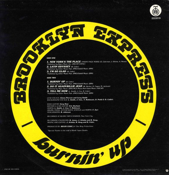 Brooklyn Express - Burnin' Up (LP, Album)