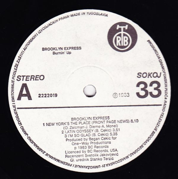 Brooklyn Express - Burnin' Up (LP, Album)