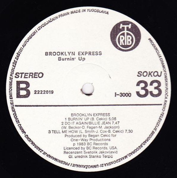 Brooklyn Express - Burnin' Up (LP, Album)